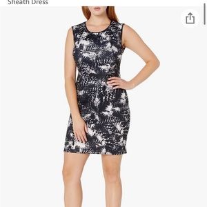 Lark and Ro sleeveless pencil dress